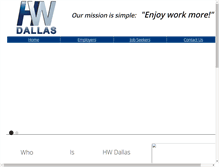 Tablet Screenshot of hwdallas.com